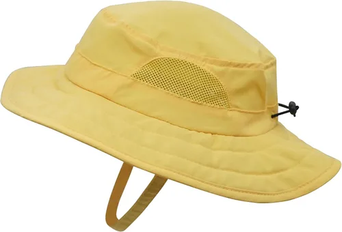 Miniatura 72 de Connectyle Sombrero de sol para niños y niñas, sombrero de pescador de ala ancha UPF 50+, sombrero de protección solar, sombrero transpirable