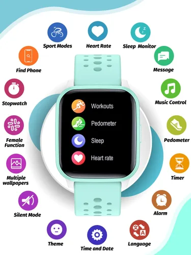 Miniatura 2 de Reloj inteligente para niños y niñas, reloj inteligente para niños, regalo para niños de 4 a 16 años con modo de sueño, 19 modos deportivos