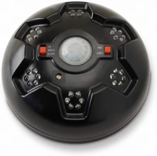 Miniatura 2 de AMERICAN HUNTER Swine Shine - Luz de cerdo verde de 36 LED resistente a la intemperie con sensor de movimiento para alimentadores