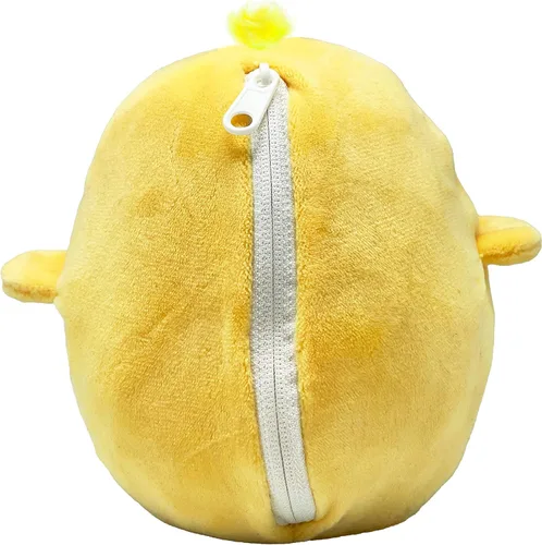 Miniatura 3 de Peluche reversible de pollo a huevo Feliz + triste Muestra tu estado de ánimo Peluche para aliviar el estrés de 7 pulgadas