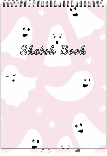 Cabreche Cuaderno de bocetos encuadernado en espiral, 9 x 12 pulgadas, papel grueso de 3.53 oz/m², 50 hojas de 100 páginas, cuaderno de bocetos