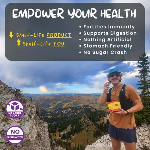 Miniatura 4 de ODD BALLS - Bolas energéticas orgánicas de cereza – Bocadillo de hongos con melena de león y cordyceps – 750 mg por porción para concentración