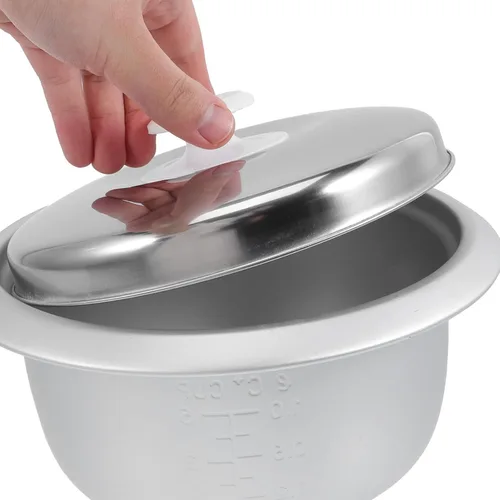 Miniatura 4 de Inicio Olla arrocera olla interior Olla de repuesto de aleación de aluminio para olla de arroz eléctrica, accesorio para cocinar eficientemente