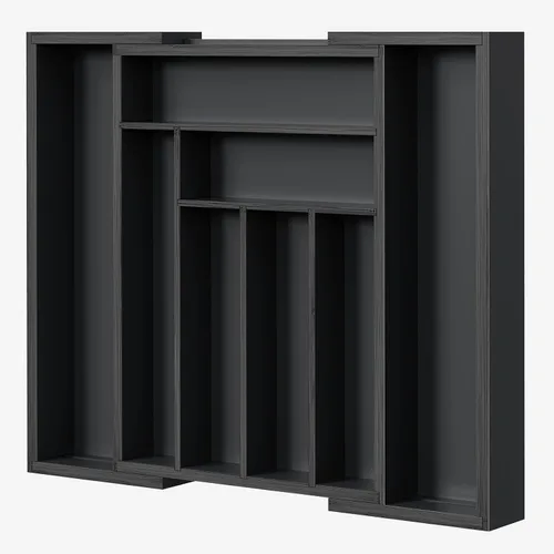 Miniatura 14 de Pipishell - Organizador de Cajones Extensible de Bambú para Soporte de Utensilios, Bandeja de Cubiertos Ajustable, Organizador de Divisores