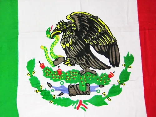 Miniatura 2 de Toalla de playa de rizo con bandera mexicana 60 x 30 México