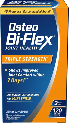 Miniatura 11 de Osteo Bi-Flex Triple Fuerza(5), Glucosamina Condroitina con Vitamina C - Suplemento para la Salud de las Articulaciones, Tabletas Recubiertas, 40