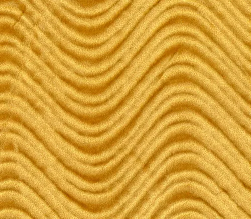 Miniatura 16 de The Yard - Remolino flocado de tela de terciopelo de 58 pulgadas de ancho (amarillo)