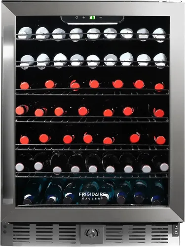 Miniatura 3 de Frigidaire Galería, 22.5" de ancho enfriador de bebidas, 30 botellas de acero inoxidable, con cerradura, puerta de vidrio templado, sin escarcha