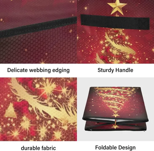 Miniatura 2 de Caja de almacenamiento de adornos de Navidad para árbol de Navidad, 4 niveles con capacidad para hasta 64 bolas de decoración de adornos navideños