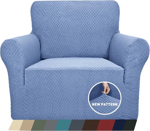 Miniatura 29 de Fundas elásticas 2025 para chaise longue de sofá seccional, funda individual para chaise longue removible y lavable, funda de repuesto para asiento