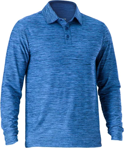 Miniatura 12 de NAVISKIN Camisas polo para hombre, de secado rápido, UPF 50, manga larga y corta, que absorben la humedad