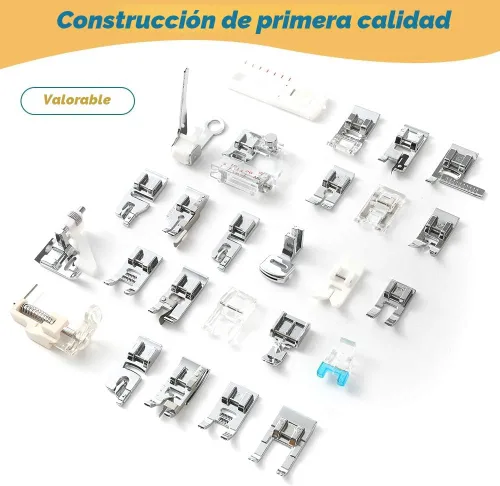 Miniatura 5 de Aiskaer Juego de 48 pies prensatelas para máquina de coser para hermano, Babylock, cantante, Janome, Elna, Toyota, nuevo hogar, simplicidad, Kenmore