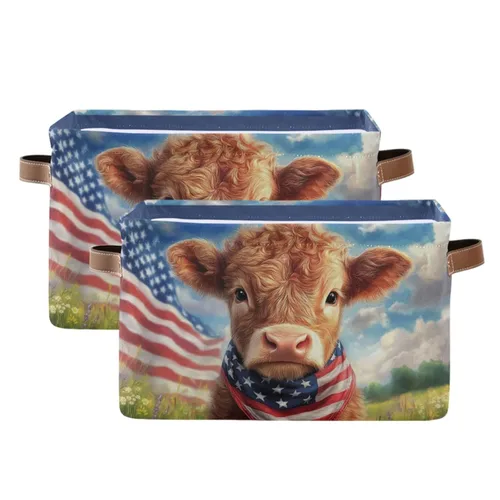 Miniatura 26 de Emelivor ABC - Contenedor de almacenamiento plegable con asa rectangular impermeable ABC Dinosaurios cesta para almacenamiento cubo organizador