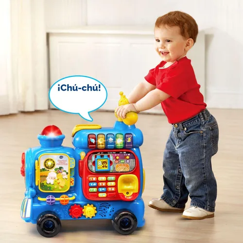 Miniatura 7 de VTech Sit-to-Stand Nuevo Tren del Alfabeto, Rojo