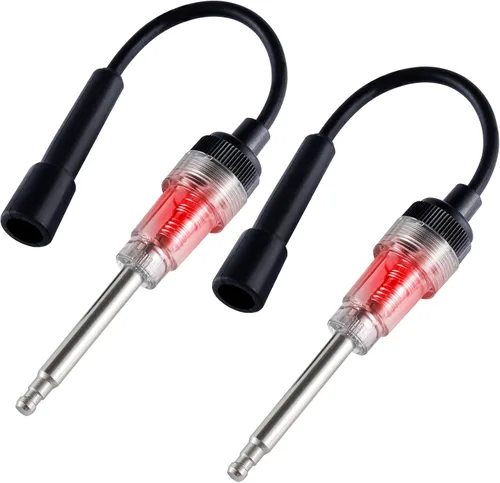 SINGARO Probador de Bujías en Línea de 2 Piezas, Probador de Encendido de Motor Enchufable, Accesorios Exteriores de Automóvil, Automóvil,