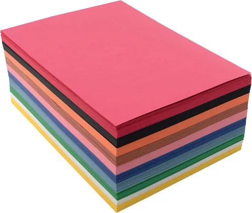 Miniatura 4 de Prang (Formerly Art Street), papel de construcción, 10 colores surtidos, peso estándar, 6 x 9 pulgadas, 500 hojas