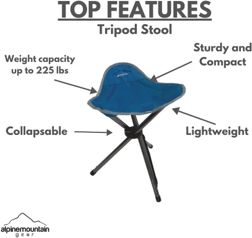 Miniatura 3 de Silla de campamento con trípode de Caddis Sports