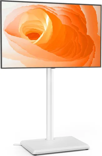 Miniatura 10 de TVON Soporte de piso para TV con soporte para la mayoría de las pantallas planas/curvas de 32 a 60 pulgadas hasta 88 libras, soporte de TV ajustable