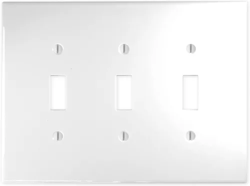 Miniatura 14 de Questech Cubiertas de tomacorrientes, placas de pared dúplex individuales, placas de interruptor de 1 banda, cubiertas de toma de corriente
