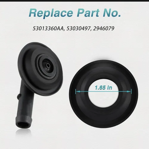 Miniatura 5 de FUSCH PCV CCV - Juego de codos y arandelas de válvula de ventilación compatible con Jeep Grand Cherokee 4.0L 2000 2001 2002 2003 2004, Reemplaza #