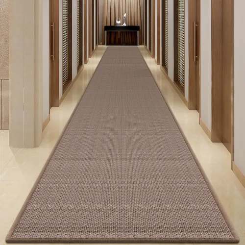 Miniatura 2 de Alfombras y tapetes de cocina bohemios de 5 pies, antideslizantes, lavables, trenzados, de yute para cocina, tapete absorbente para fregadero