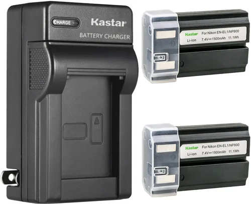 Miniatura 7 de Kastar Paquete de 1 cargador de batería EN-EL1 y cargador de pared de CA para Nikon Coolpix 5700, Cooipix 8700, Coolpix 775, Coolpix 880, Coolpix