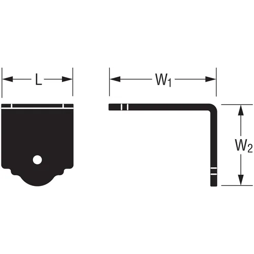Miniatura 2 de Simpson Strong-Tie Acentos para exteriores APA21 - con sujetadores necesarios