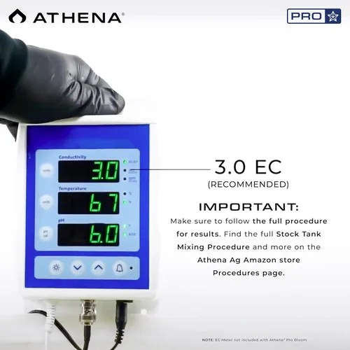 Miniatura 6 de Athena Pro Grow Fertilizante hidropónico soluble en seco para el crecimiento vegetativo Alimento vegetal con NPK 2-8-20 Nutrientes de grado