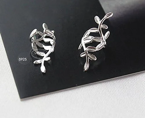 Miniatura 5 de Pendientes de plata de ley S925 con clip para las orejas (1 par)