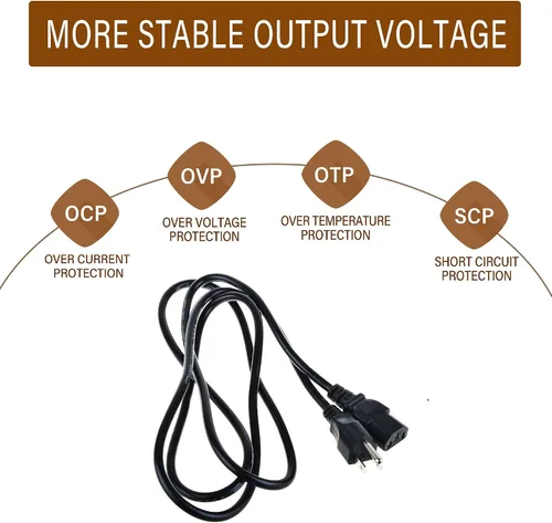 Miniatura 3 de Digipartspower Cable de alimentación de CA de 6 pies para cafetera eléctrica Hamilton Beach modelo 40614 y 40616