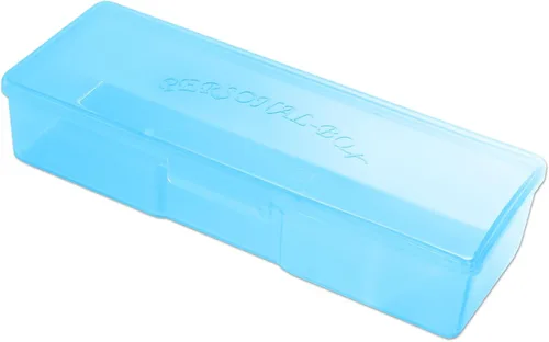 Beauticom Caja personal de almacenamiento para manicurista profesional uñas pedicura (tamaño grande) (1 unidad, azul)