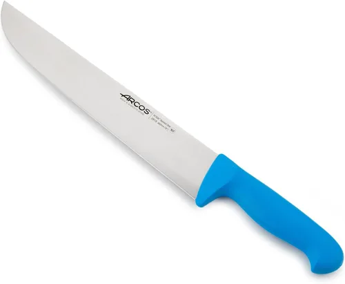 Miniatura 7 de Arcos Cuchillo de carnicero Range de acero inoxidable nitrum de 7 pulgadas. Cuchillo para carne. Mango azul de polipropileno. Sistema