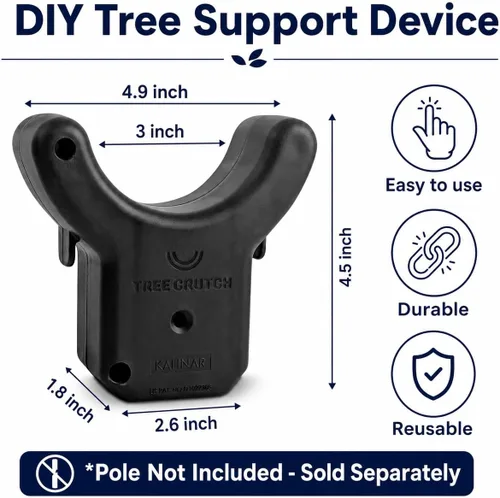 Miniatura 7 de Muletas de Árbol (Paquete de 10) – Soporte Duradero para Ramas de Árboles Frutales – Previene Roturas por Fruta Pesada o Nieve – Se Adapta a Madera