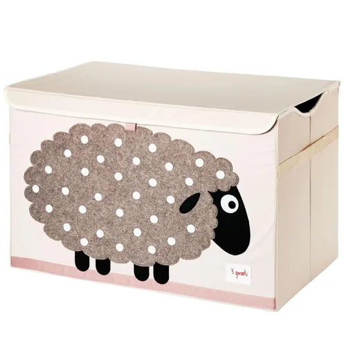 Miniatura 7 de 3 Sprouts Cofre grande de juguetes para niños con tapa y asas, contenedor plegable de almacenamiento de juguetes, caja/caja/cesta organizadora