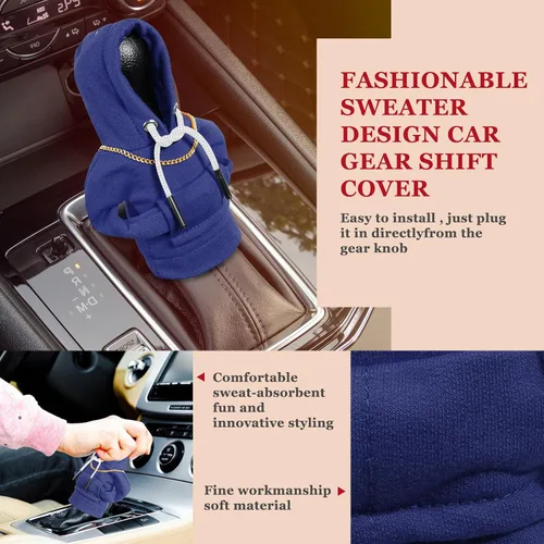 Miniatura 5 de Sudadera con Capucha para Perilla de Cambios de Auto, Divertida Camisa Suéter de Perilla de Cambios, Suéter Camisa de Cobertura Cálida de Invierno