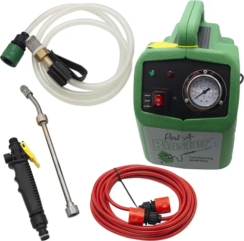 Supplying Demand ZPB140 Port A Blaster Limpiador de Bobina HVAC Lavadora Eléctrica Portátil de Alta Presión 120VAC 80W