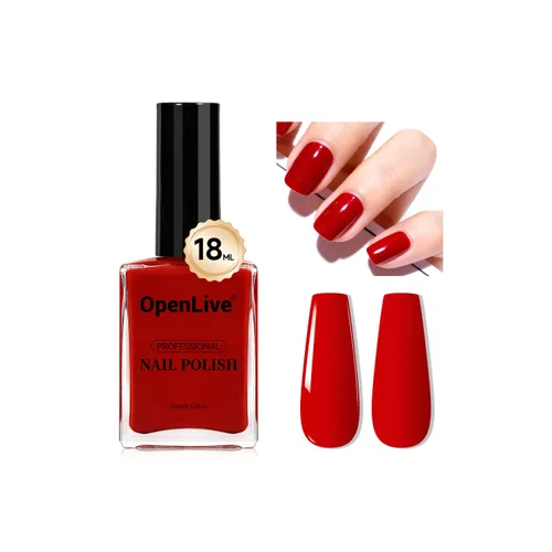 Miniatura 9 de OpenLive 18ml Esmalte de uñas desnudo de gran volumen, secado rápido, rosa claro, esmalte de uñas de secado rápido y larga duración, arte de uñas