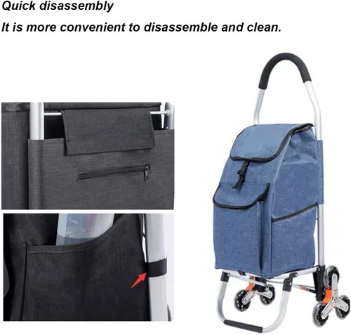Miniatura 6 de Bolso de la compra de la carretilla Bolso de la carretilla Bolsa de tela Oxford Bolsa de repuesto del carro de la compra Bolsa de repuesto 2