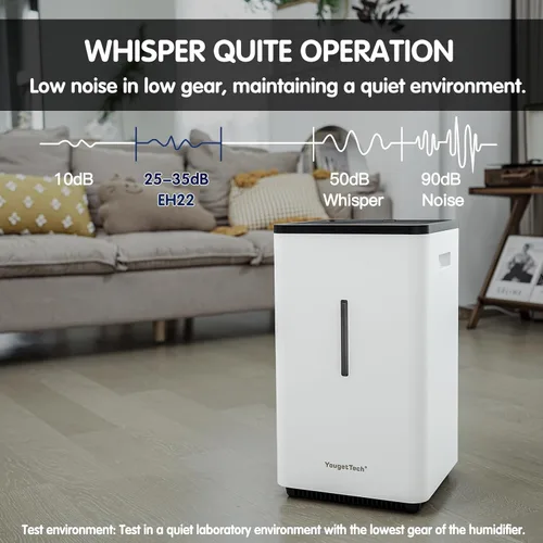 Miniatura 4 de YougetTech Humidificadores evaporativos Tanque de 6.5 L (1.8 galones) para toda la habitación humidificador sin niebla Humidificadores fríos