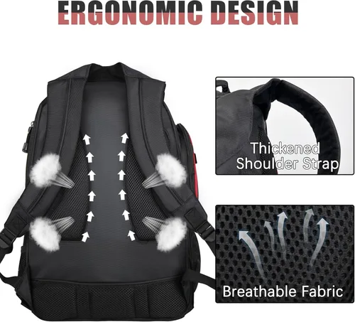 Miniatura 4 de WOLT Mochila ecuestre profesional para equitación, bolsa de equipo con soporte para casco y múltiples compartimentos
