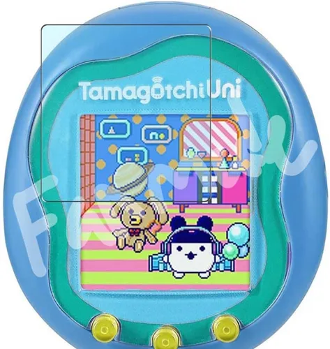 Puccy - Paquete de 3 protectores de pantalla anti luz azul, compatible con Tamagotchi Uni TPU Film Guard (no protectores de vidrio templado)