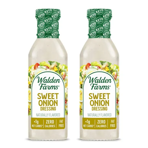Miniatura 15 de Walden Farms Vinagreta de Tomate Seco al Sol – Aderezo sin calorías, bajo en carbohidratos, apto para dieta keto, vegano, sin azúcar con rico sabor