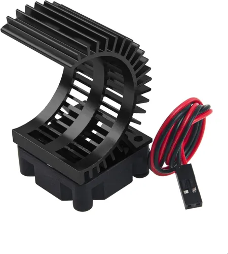 Disipador de calor de motor RC 540 545 550 sin escobillas cepillado con ventilador de enfriamiento de 5-6 V compatible con Traxxas HSP HPI Wltoys