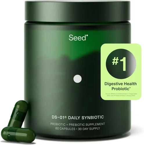 Miniatura 10 de Seed DS-01 Daily Synbiotic – Prebiótico y probiótico para mujeres y hombres – Salud digestiva, salud intestinal, apoyo inmunológico, hinchazón