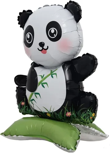 Miniatura 33 de Globos de animales 3D autosostenibles RUIANSI de zorro, koala, león, elefante, panda, vaca, conejo, dinosaurio, triceratops, estegosaurio para baby