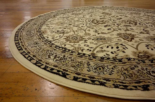 Miniatura 110 de Unique Loom Colección Sialk Hill - Alfombra de área Washington (3 pies 3 pulgadas x 5 pies 3 pulgadas, rectángulo, burdeos/crema)