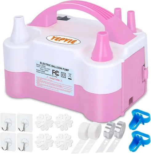 Miniatura 9 de Electric Balloon Pump, Portable 2 Modes Balloon Blower Machine with 14 Balloon Arch Kits, Air Pump for Balloon, Balloon Inflator for Party Decoration