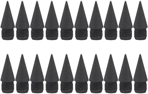 Tofficu 100 puntas de lápiz sin tinta reemplazables para escritura y dibujo sin fin, no necesita afilar para estudiantes, profesores y artistas