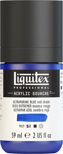 Miniatura 16 de Liquitex Professional - Gouache acrílico profesional, botella de 2 onzas (59 ml), blanco titanio