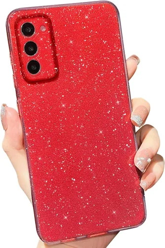 Miniatura 77 de MINSCOSE Compatible con Samsung Galaxy S22 Plus Case, Bonito Color Neón Brillante, con Purpurina Brillante Delgada Resistente a Golpes de Silicona